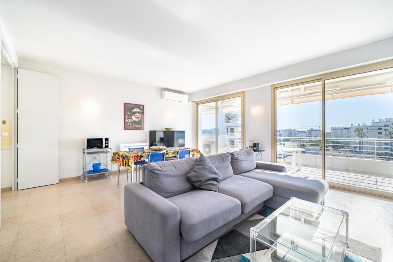 Palm Beach- Free Wifi- Parking- Sea View Apartment Cannes Ngoại thất bức ảnh