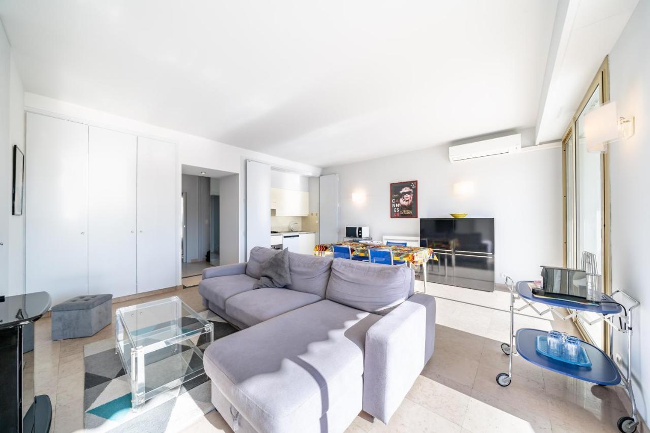 Palm Beach- Free Wifi- Parking- Sea View Apartment Cannes Ngoại thất bức ảnh