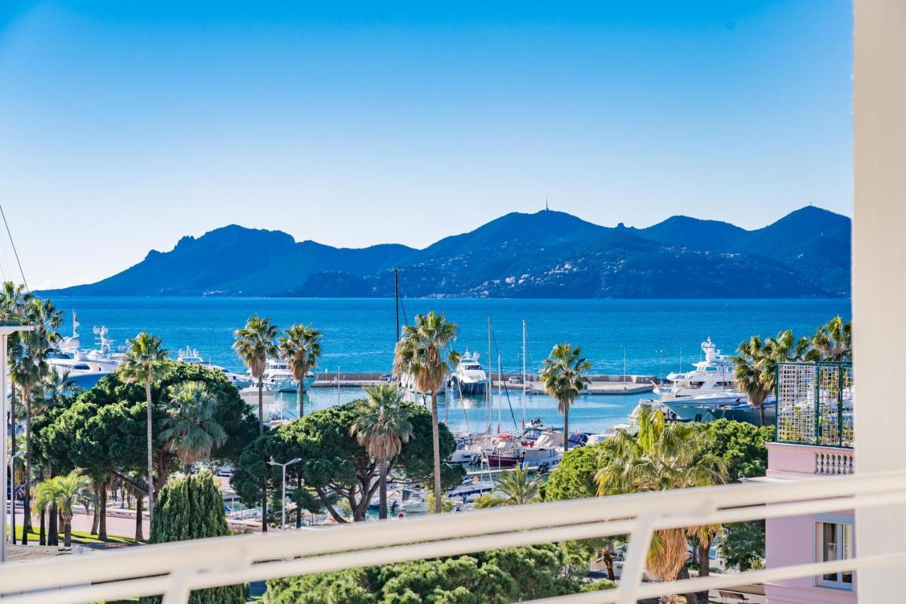 Palm Beach- Free Wifi- Parking- Sea View Apartment Cannes Ngoại thất bức ảnh